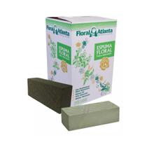 Espuma Floral para Arranjos Florais Caixa 24un 1ª Linha, Tijolos em Alta Qualidade, Uso Profissional