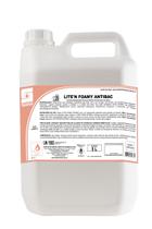 Espuma Higienizadora Liten Foamy Antibac 5L Spartan Álcool Espuma Sem Enxágue