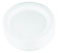 Espuma laminada branca Plate Dart 9PWQR, 23 cm, caixa de 500