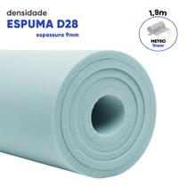 Espuma Laminada D28 para Estofados, Sofás, Cadeiras e Tapeçaria 6mm a 48mm 1 Metro Linear