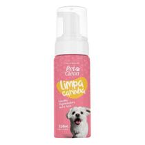 Espuma Limpa Carinha Pet Clean 150ml para Cães e Gatos