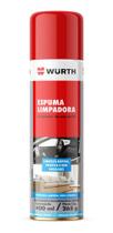 Espuma Limpadora limpa estofado Wurth 400ml Remove Manchas de tecidos , carpetes, azulejos e metais