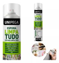 Espuma Limpia Todo 400ml Unipega Spray - Limpeza Profunda E Prática