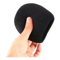 Espuma Microfone Preta Grande Condensador Audio Estudio