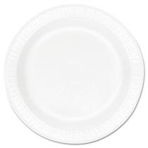 Espuma não laminada branca Plate Dart 10PWCR 10,25 polegadas, 500 unidades
