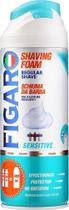 Espuma para barbear sensitive - figaro - 400 ml