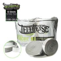Espuma Para Chicote Technoise Rolo 2 Metros Automotiva Com Cola 10 Rolos Espuma Para Chicote Technoise Rolo 2 Metros Automotiva Com Cola 10 Rolos