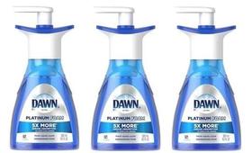 Espuma para lavar louça Dawn Ultra Platinum Fresh Rapids 900 ml, pacote com 3 Espuma para lavar louça Dawn Ultra Platinum Fresh Rapids 900 ml, pacote com 3