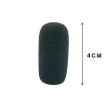 Espuma para Microfone de Lapela Artika AK 10 Poliester Preto Espuma para Microfone de Lapela Artika AK 10 Poliester Preto