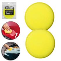Espuma Para Polimento Estetica Automotiva Com 2 Pecas 10Cm