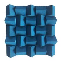 Espuma placa de isolamento acústica azul de estúdio isolar - Armazém das espumas.