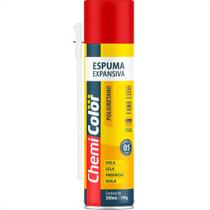 Espuma Poliuretano Chemicolor 300Ml/190G. - Kit C/12 Pecas