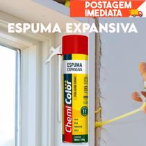 Espuma Poliuretano pu Expansiva 480g Chemicolor