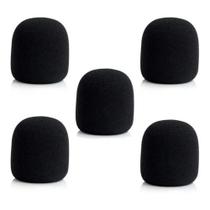 Espuma Protetora Para Microfone Sm48 Preta 5 Unidades Espuma Protetora Para Microfone Sm48 Preta 5 Unidades
