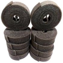 Espuma s/ cola p/ chicote - pct c/ 10 rolos de 1 metro Espuma s/ cola p/ chicote - pct c/ 10 rolos de 1 metro