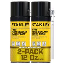Espuma selante Stanley F903 preta impermeável 2x355 ml Espuma selante Stanley F903 preta impermeável 2x355 ml