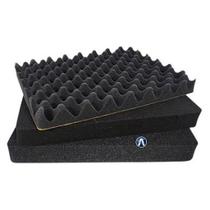 Espuma Serrilhada Para Case MP0039 Completa Cinza - 40mm e 50mm