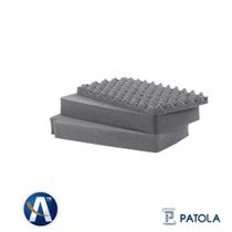 Espuma Serrilhada Para Case MP0055 Completa Cinza Espuma Serrilhada Para Case MP0055 Completa Cinza