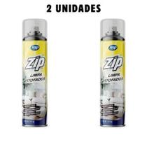 Espuma Spray Zip Clean 300ml Limpa a Seco Sofá, Estofado, Banco de Carro Limpeza Profunda QUANTIDADE:KIT 2 UNIDADE Espuma Spray Zip Clean 300ml Limpa a Seco Sofá, Estofado, Banco de Carro Limpeza Profunda QUANTIDADE:KIT 2 UNIDADE