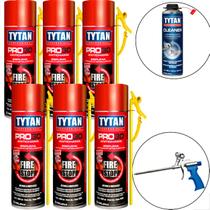 Espuma Tytan Pro30 Antichama 500ML 6Un + Aplicador Limpador Espuma Tytan Pro30 Antichama 500ML 6Un + Aplicador Limpador
