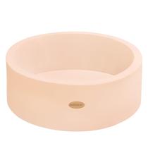 Espuma viscoelástica redonda macia para bebês Ball Pit HARBOLLE 90 cm bege