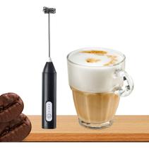 Espumador De Leite Elétrico Recarregável Usb Com 2 Hastes