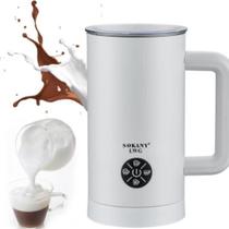 Espumador De Leite Esquenta Automática Café Cappuccino Latte Chocolate Quente 110v Cozinha Casa