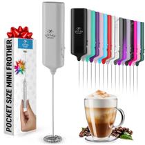 Espumador de Leite Manual Zulay Kitchen Mini & Mighty - Cinza