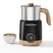 Espumador e Vaporizador de Leite CafeGrace 8 em 1 - 600ml em Aço Inoxidável