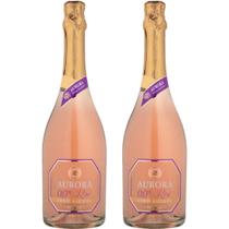 Espumante Aurora Zero Álcool Rose Kit 2 Unidades Garrafa 750ml