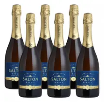 Espumante Branco Brut Salton 750ml Kit 6 Unidades