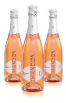 Espumante Chandon Passion Rosé Demi-Seco Kit Com 03 Un