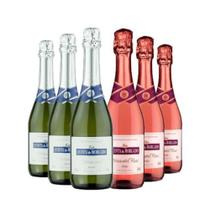 Espumante Moscatel e Moscatel Rosé Quinta do Morgado 660ml - Kit 6 unidades