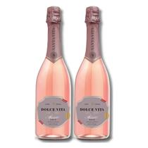 Espumante Moscatel Rosé Dolce Vita Kit c/2 Espumante Moscatel Rosé Dolce Vita Kit c/2