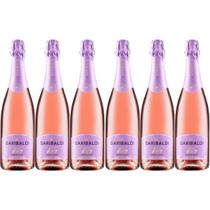 Espumante Moscatel Vero Rose Garibaldi 750ml Kit Caixa 6un