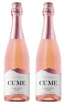 Espumante Natural Moscatel Rosé Cume - Kit com duas garrafas Espumante Natural Moscatel Rosé Cume - Kit com duas garrafas
