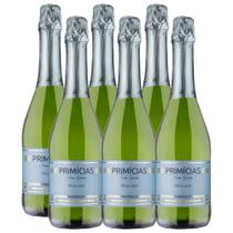 Espumante Primicias Moscatel Branca 660ml Kit 6 Unidades