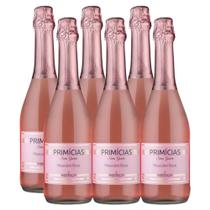 Espumante Primicias Moscatel Rose 660ml Kit 6 Unidades