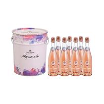 Espumante Rosé Aquarela Casa Perini Balde C/7 Garrafas