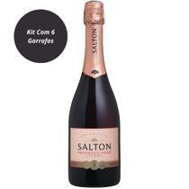 Espumante Rosé Brut Prosecco Salton 750ml Kit Com 6 Garrafas