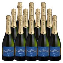 Espumante Salton Branco Brut Garrafa 750ml 12 Unidades