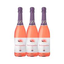 Espumante Sem Álcool Rosé Seco Tempranillo Disfrutando - 750mL - Espanha - 03 unidades Espumante Sem Álcool Rosé Seco Tempranillo Disfrutando - 750mL - Espanha - 03 unidades
