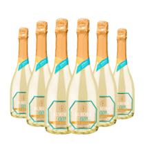 Espumante Zero Álcool 0% Branco Serra Gaúcha 750ml Kit 6 unidades