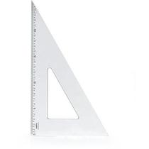 Esquadro 60x 26cm Waleu - Cristal