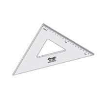Esquadro Acrilico 1528 - 45 Graus - 28cm Trident Esquadro Acrilico 1528 - 45 Graus - 28cm Trident