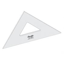 Esquadro Acrilico 2526 - 45 Graus - 26cm Trident Esquadro Acrilico 2526 - 45 Graus - 26cm Trident