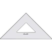 Esquadro Acrílico 45 Graus S/ Escala Mod 2537 Trident