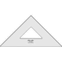 Esquadro acrílico 45º/45º/90º 32 cm Trident