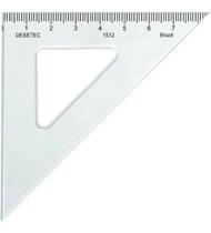 Esquadro Acrílico Desetec Com Escala 60 12cm 1612 - Trident Esquadro Acrílico Desetec Com Escala 60 12cm 1612 - Trident