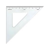 Esquadro Acrílico Desetec Trident 45 16cm com Escala 1516 Esquadro Acrílico Desetec Trident 45 16cm com Escala 1516